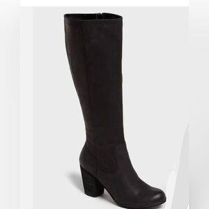 Nordstrom BP Transit Heeled Tall Knee Boot Black